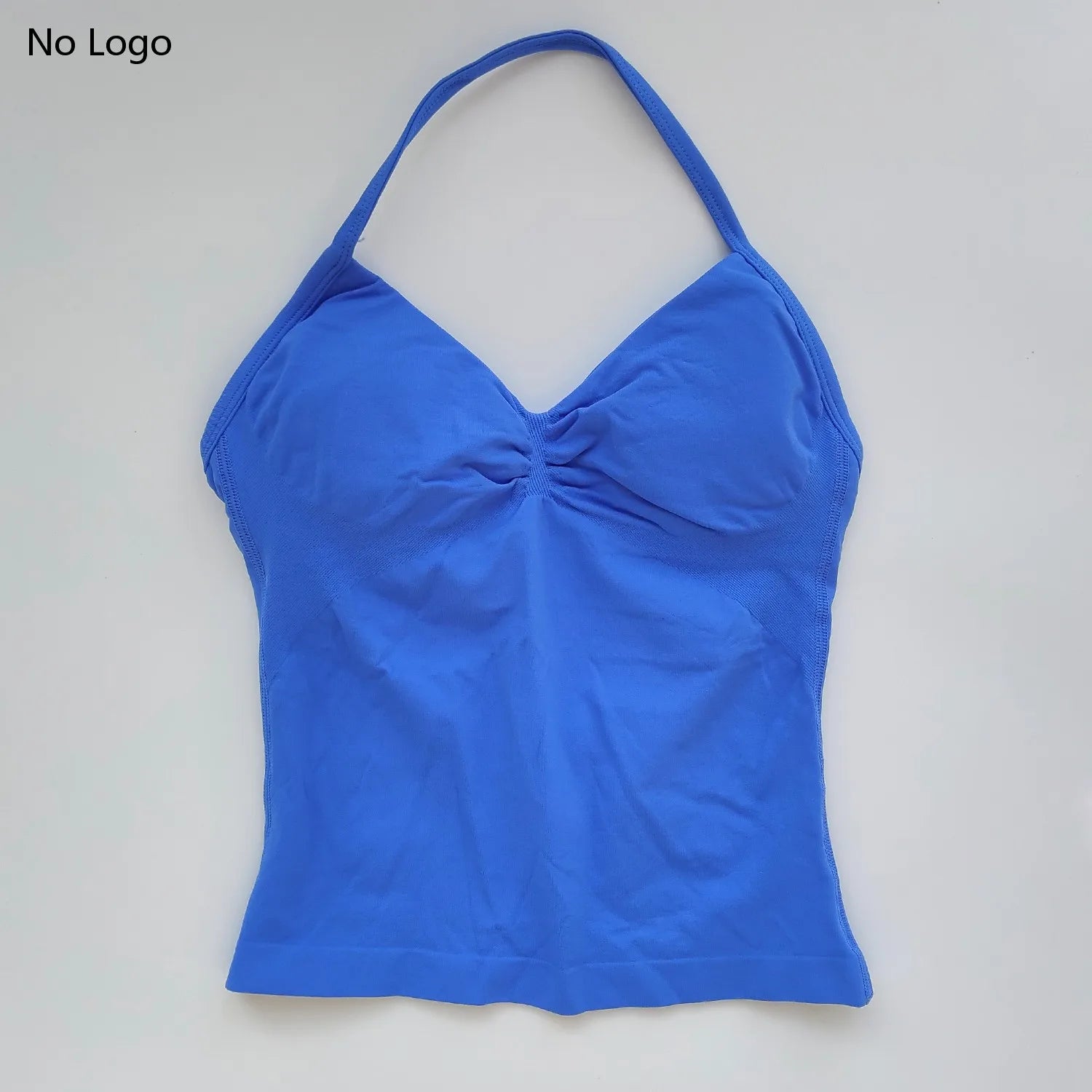 Impact Longline Strappy Gym Top Backless Gym Clothes Women Scrunch Built-in Bra